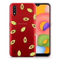 Samsung Galaxy A01 | Siliconen Case | Avocado