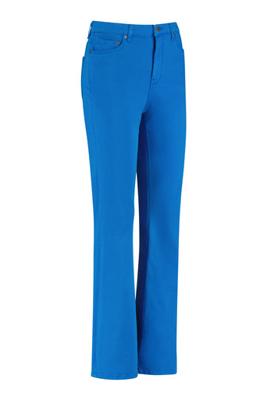 Elvira col denim trousers - cobalt - 07092