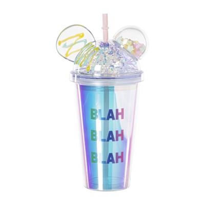 Funny beker blah blah blah - multikleur - 450 ml