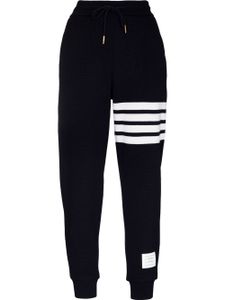Thom Browne pantalon de jogging à détail 4 bandes signature - Bleu