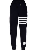 Thom Browne pantalon de jogging à détail 4 bandes signature - Bleu