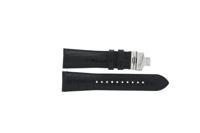 Horlogeband Armani AR0463 Leder Zwart 24mm