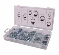 Slangklem assortiment, 40 stuks in opbergbox