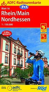 Fietskaart 16 ADFC Radtourenkarte Rhein Main Nordhessen | BVA BikeMedia