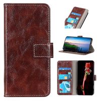 OnePlus Nord 2T Wallet Case met Magnetische Sluiting - Bruin