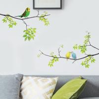 Verse takken vogels muur sticker woonkamer TV sofa achtergrond decoratie