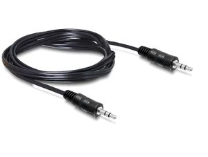 DeLOCK 84001 audio kabel 2,5 m 3.5mm Zwart