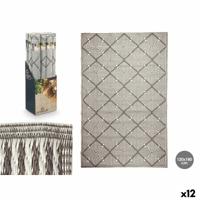 Tapijt GiftDecor EXAG-1006 Wit Grijs Polypropyleen 120 x 180 cm (12 Stuks)