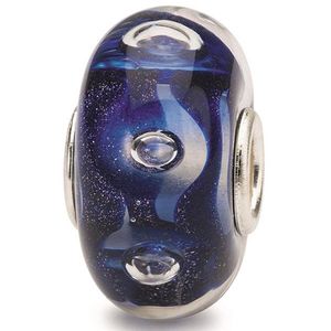 Trollbeads TGLBE-10466 Kraal Middernachtsvreugdebubbel zilver-glas