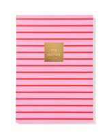 HEMA Notitieboek 21x15.5cm Rood-roze