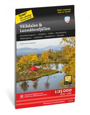 Wandelkaart Hoyfjellskart Vålådalen & Lunndörrsfjällen | Zweden | Calazo Wandelkaart Hoyfjellskart Vålådalen & Lunndörrsfjällen | Zweden | Calazo