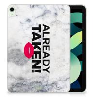 iPad Air (2020/2022) 10.9 inch Back cover met naam Already Taken White