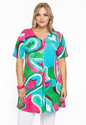 Yoek Tuniek V-hals | Groen | Maat 58/60