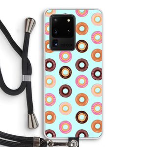 Donuts: Samsung Galaxy S20 Ultra Transparant Hoesje met koord