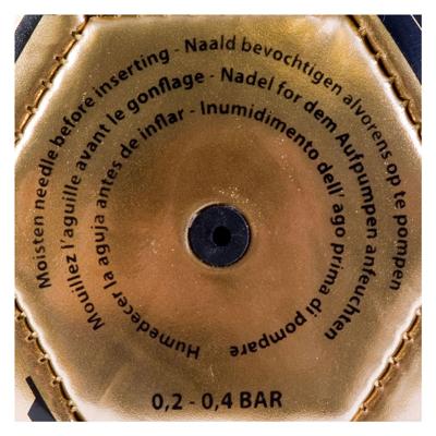 SportX mini voetbal gold metallic 2ass 160-180gr.