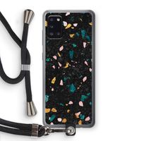 Terrazzo N°10: Samsung Galaxy A31 Transparant Hoesje met koord