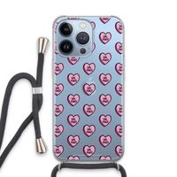 GIRL POWER: iPhone 13 Pro Transparant Hoesje met koord