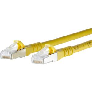 Metz Connect 1308453077-E RJ45 Netwerkkabel, patchkabel CAT 6A S/FTP 3.00 m Geel Snagless 1 stuk(s)