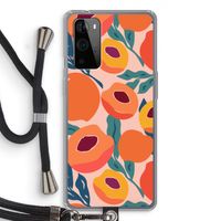 Perzik: OnePlus 9 Pro Transparant Hoesje met koord