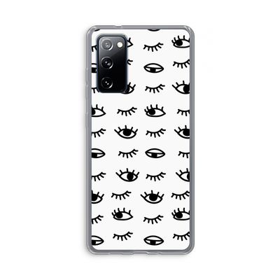 Eye pattern #2: Samsung Galaxy S20 FE / S20 FE 5G Transparant Hoesje