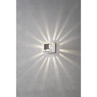 Konstsmide Pescara 7978-250 LED-buitenlamp (wand) Energielabel: F (A - G) LED LED vast ingebouwd 3 W Wit, Zwart