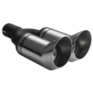 Ulter Sport Uitlaatsierstuk - Dubbel Rond DTM Race Diameter 80mm - Lengte 260mm - Montage 50mm USN213DTM