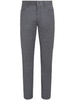 Zegna pantalon Roccia à effet délavé - Gris