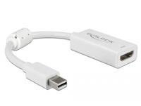 DeLOCK 63935 video kabel adapter 0,1 m Mini DisplayPort HDMI Wit - thumbnail