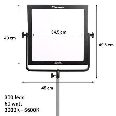 Falcon eyes bi-color led lamp sophiez so-60td op 230v