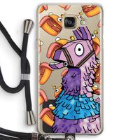 Loot Burger: Samsung Galaxy A5 (2016) Transparant Hoesje met koord