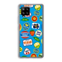 Fruitsticker: Samsung Galaxy A42 5G Transparant Hoesje