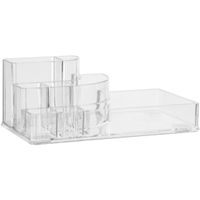 Make-up organizer 9 vakken rechthoek 17,5 x 9,5 cm van kunststof   -