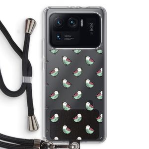 Vogeltjes: Xiaomi Mi 11 Ultra Transparant Hoesje met koord