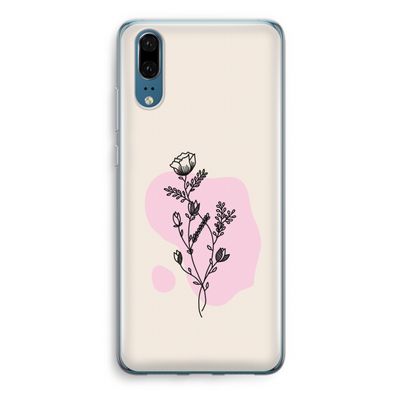 Roses are red: Huawei P20 Transparant Hoesje
