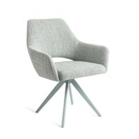 Jesper Home Draaibare Eetkamerstoel 'Yanai' Turn Mint, kleur Soft Sage