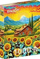 Sunflower House Puzzel 1000 Stukjes