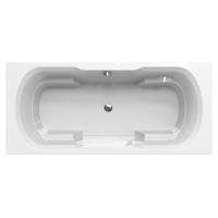 Ligbad Xenz Ibiza | Inbouw | 180x80 cm | Incl.Badafvoer | Met overloop | Glans wit
