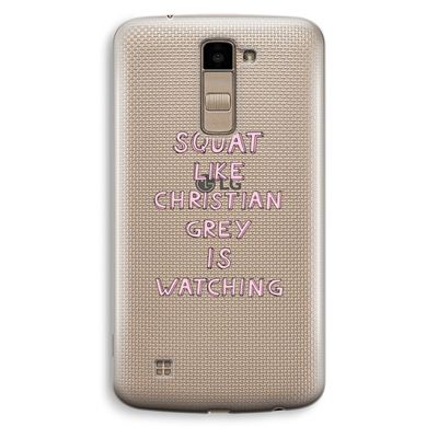 Christian Grey: LG K10 (2016) Transparant Hoesje