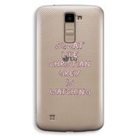 Christian Grey: LG K10 (2016) Transparant Hoesje Christian Grey: LG K10 (2016) Transparant Hoesje