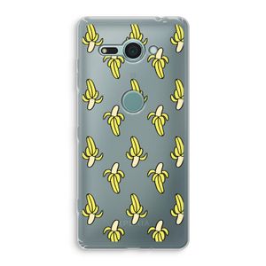 Bananas: Sony Xperia XZ2 Compact Transparant Hoesje