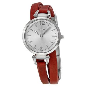 Horlogeband Fossil ES3157 Leder Rood 8mm