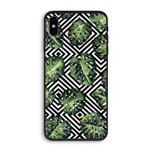 Geometrische jungle: iPhone XS Biologisch afbreekbaar hoesje