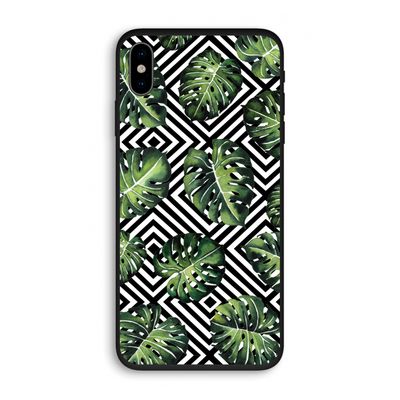 Geometrische jungle: iPhone XS Biologisch afbreekbaar hoesje