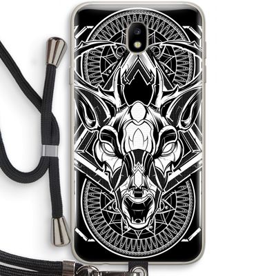 Oh Deer: Samsung Galaxy J7 (2017) Transparant Hoesje met koord