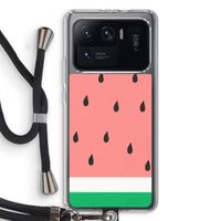 Watermeloen: Xiaomi Mi 11 Ultra Transparant Hoesje met koord Watermeloen: Xiaomi Mi 11 Ultra Transparant Hoesje met koord
