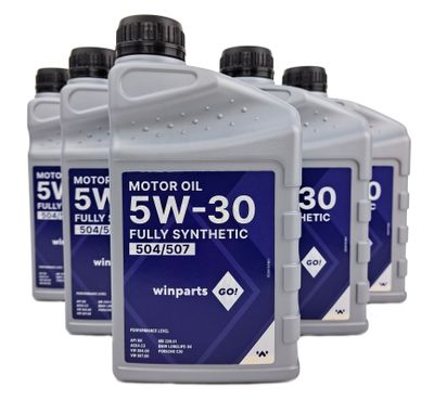 Motorolie Winparts GO! 5W30 Fullsynthetic Longlife 5L WP05002