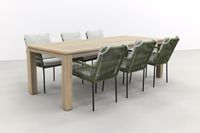 Teresa Green/Rome grey 240 cm. tuinset - 7-delig
