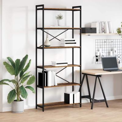 Boekenkast Oud hout 80 x 30 x 188 cm Bewerkt hout