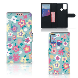 Alcatel 1S (2021) Hoesje Flower Power