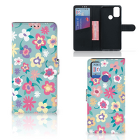 Alcatel 1S (2021) Hoesje Flower Power